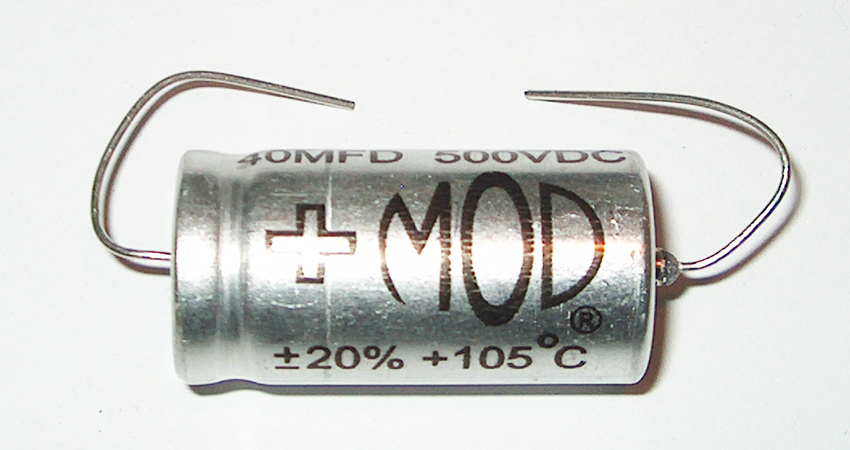 40U F500V MOD ELECTROLYTC